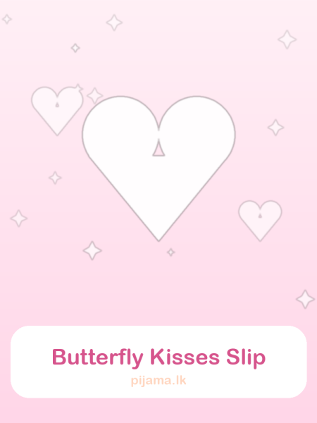 Butterfly Kisses Slip Dress, soft sleepwear by Pijama.lk Sri Lanka